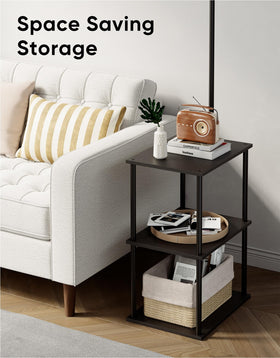 Partphoner floor lamp with table assembly step-by-step instructions