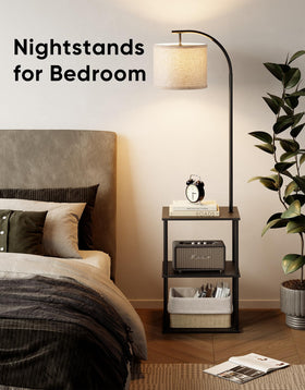 Partphoner floor lamp with table energy-saving LED bulbs, long-lasting glow