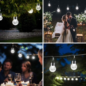PARTPHONER garden-decor lanterns brighten paths along fences and patios