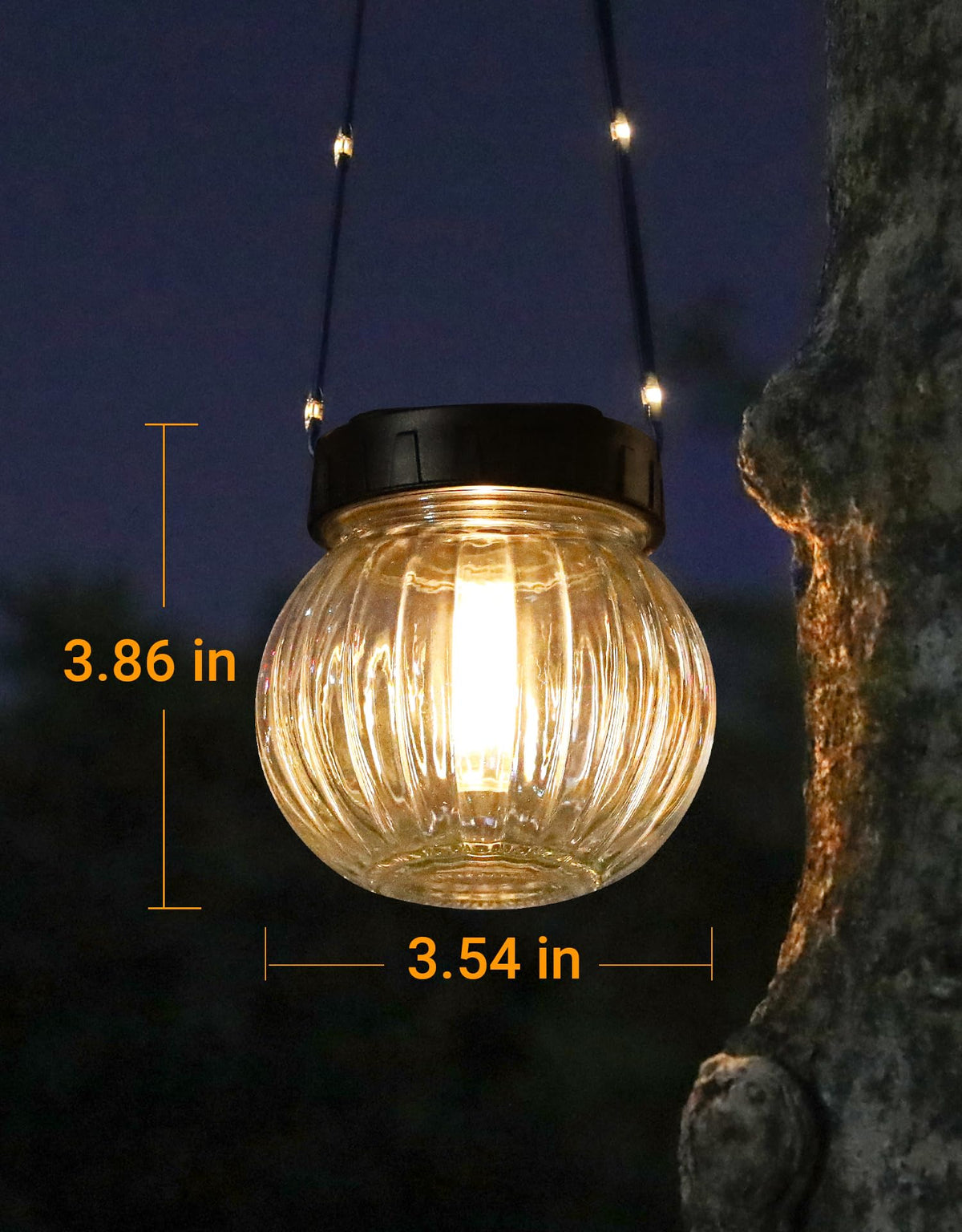 PARTPHONER garden decorative solar light brightens pathways after sunset.