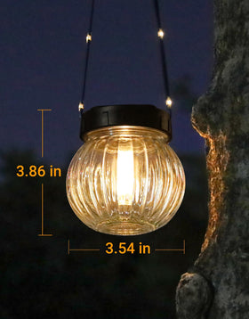 PARTPHONER garden decorative solar light brightens pathways after sunset.