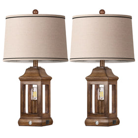 Partphoner LED bulbs included with easy E26 base.