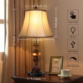 PARTPHONER energy-efficient LED bulbs included for immediate, quiet illumination.