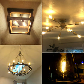 PARTPHONER energy-saving 6W replaces 60W incandescent.