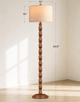 Partphoner light walnut finish adds rustic charm to any living space