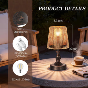 PARTPHONER Vintage-inspired metal design complements retro and modern decor