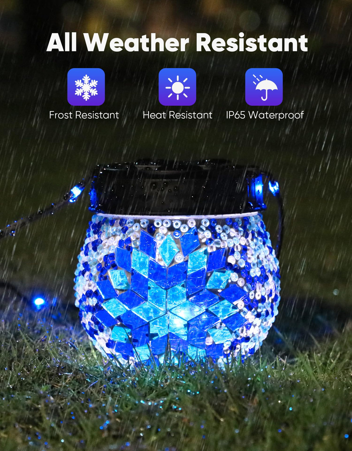 PARTPHONER 10 LED beads in the handle resemble fireflies in the dark.