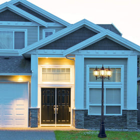 PARTPHONER weatherproof street light withstands rain and snow.