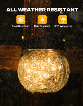 PARTPHONER outdoor waterproof lantern withstands rain and provides steady light