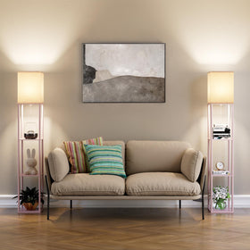 PARTPHONER pink lamp easy 10-minute assembly with included tools