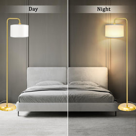 PARTPHONER reading lamp near sofa for focused tasks