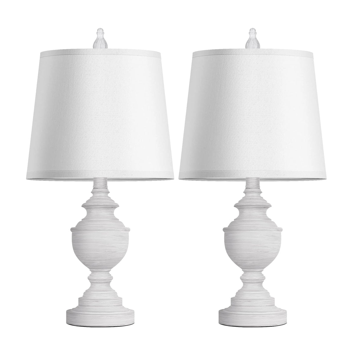 PARTPHONER retro table lamps resin body highlighting vintage style in living room
