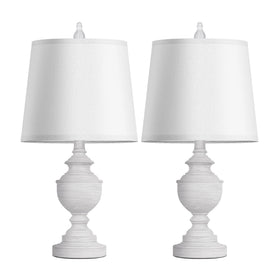 PARTPHONER retro table lamps resin body highlighting vintage style in living room