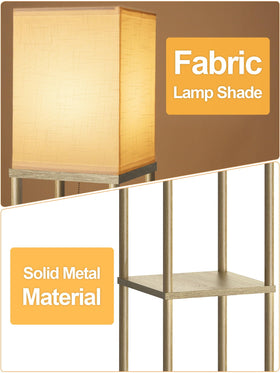 PARTPHONER shelf lamp open top design brightens corners