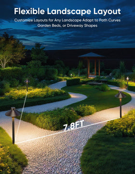 PARTPHONER stake installation enables quick DIY setup along garden edges.
