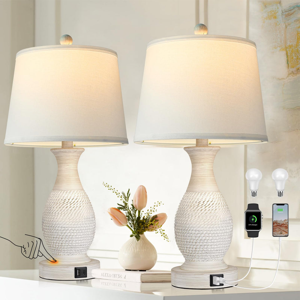 PARTPHONER table lamp base with curved silhouette adds bedside charm