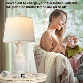 PARTPHONER decorative finial completes the lamp silhouette