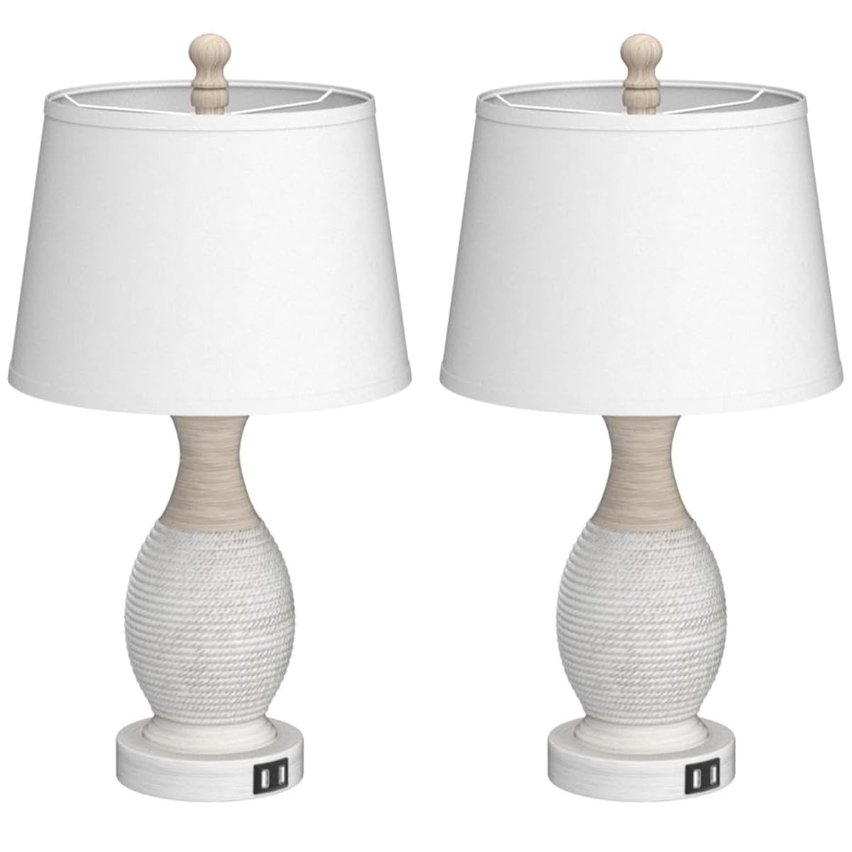 PARTPHONER distressed gray finish complements contemporary decor