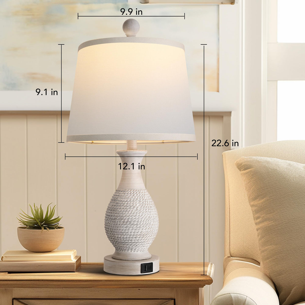 PARTPHONER pair on a nightstand ready for use.