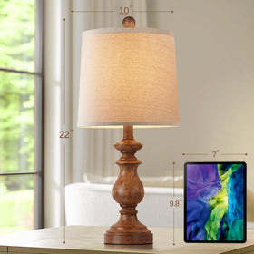 PARTPHONER traditional table lamp set 2 antique finish adds vintage flair.