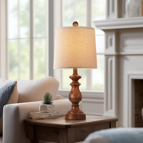 PARTPHONER traditional table lamp set 2 easy assembly in minutes.