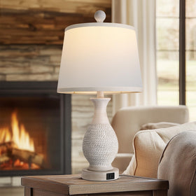 PARTPHONER distressed gray texture and decorative rope motif adds vintage charm.