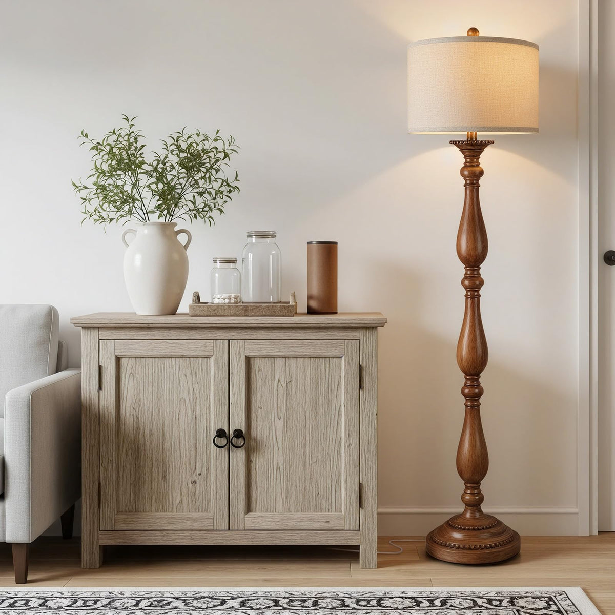 PARTPHONER Vintage Floor Lamp dining room ambience for cozy dinners