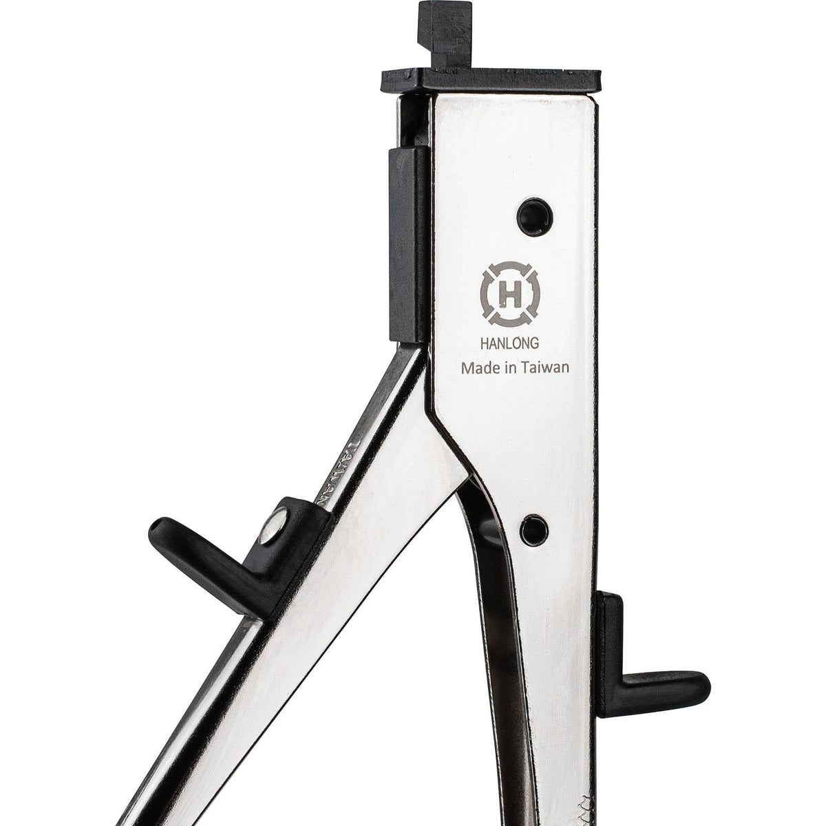 Parts Express nickel-plated nibbling tool cutting action for smooth square holes