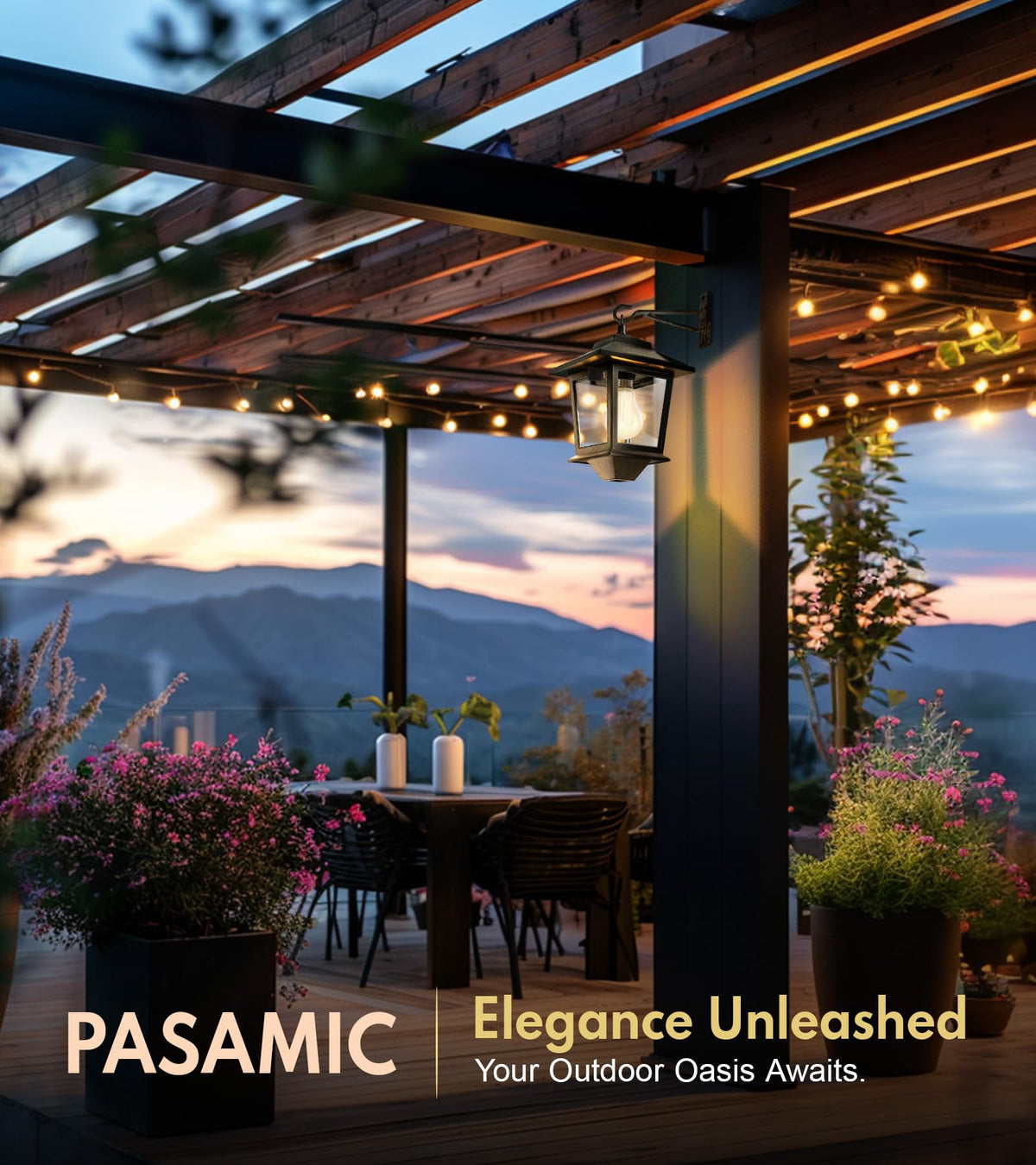 PASAMIC easy-install brackets and screws for quick setup