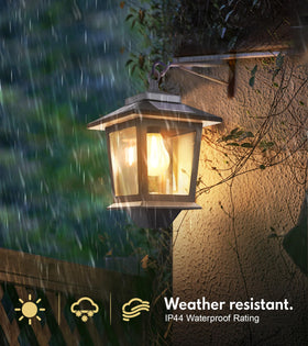 PASAMIC tempered glass panel provides durable outdoor lantern design