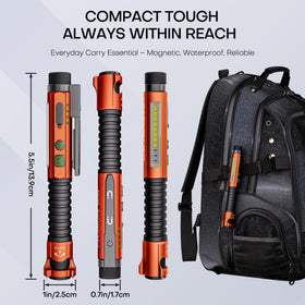 PASIION EDC flashlight side-light modes for signaling and color lighting