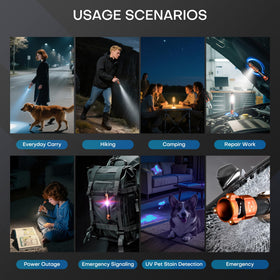 PASIION EDC flashlight tungsten glass breaker for safety in emergencies