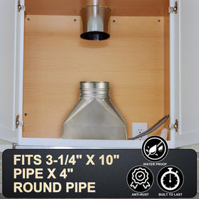 Pasimy smooth-interior transition image illustrating reduced wind resistance and efficient air discharge.