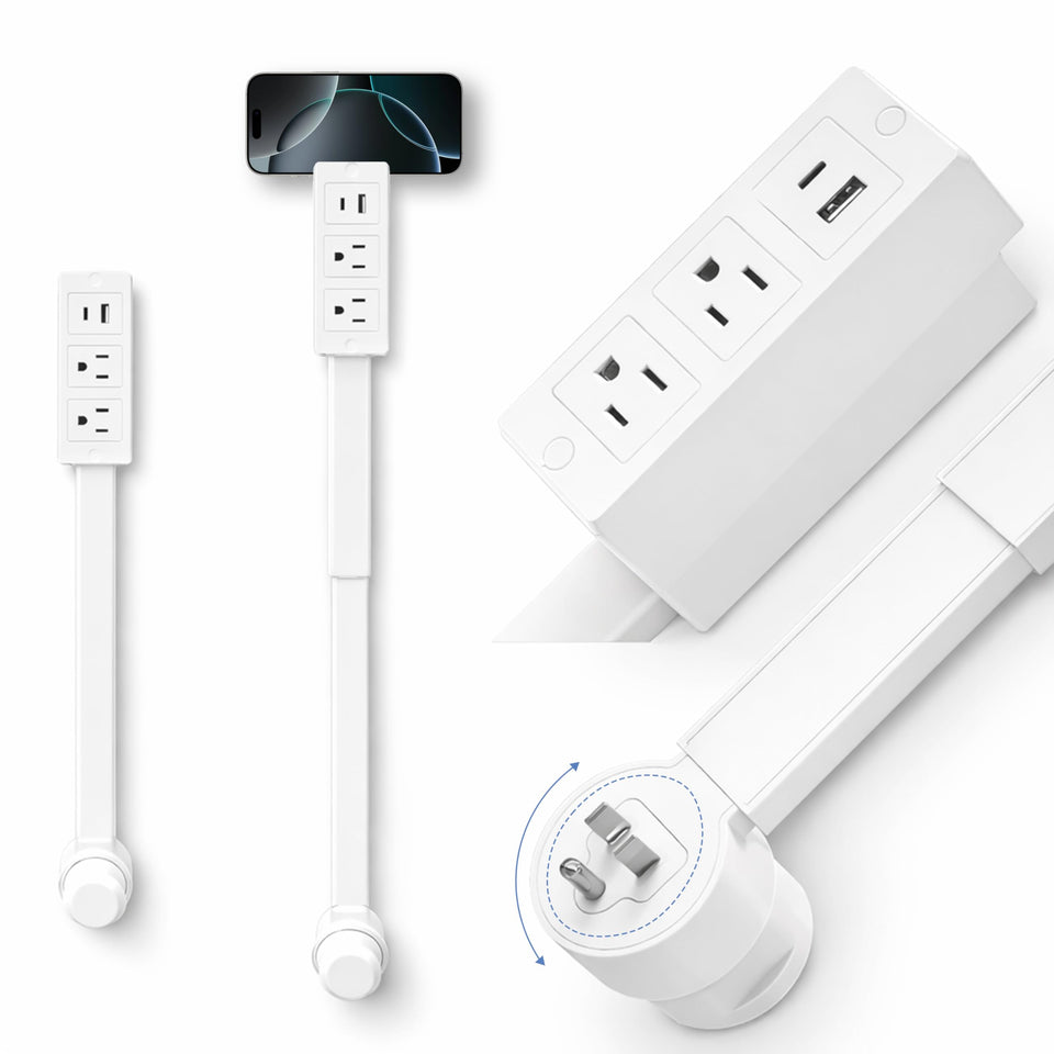 PASKUM outlet extender stick secures a snug fit for deep or shallow boxes