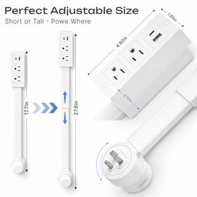 PASKUM outlet extender installation in progress shows quick, tool-free setup