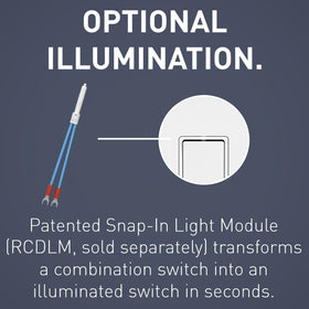 Pass & Seymour Radiant 3-way switch terminals illustrate easy wiring access.