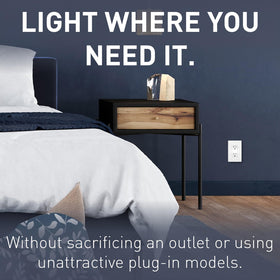 Pass & Seymour Radiant five-level brightness control from off to high.
