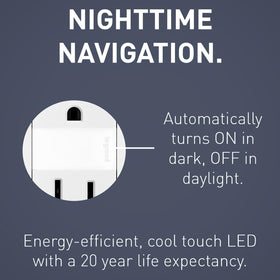 Pass & Seymour Radiant optional diffuser included for diffused light.