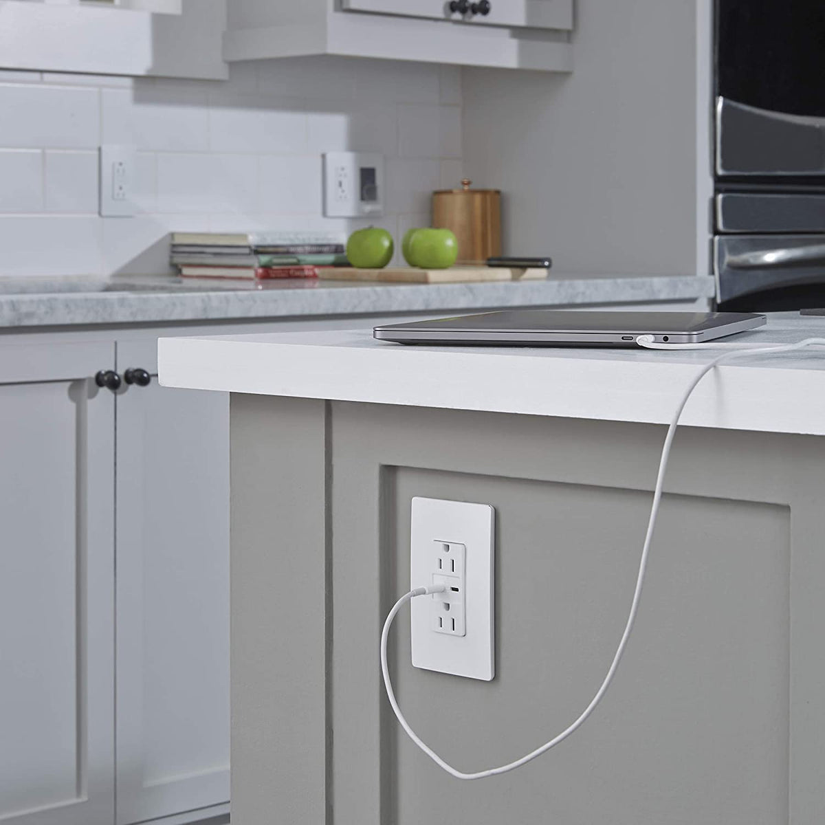 Pass & Seymour Radiant 1-gang plate supports Decorator and NEMA devices