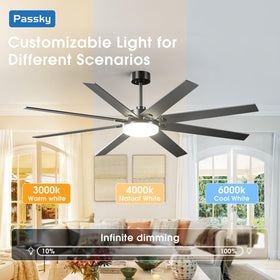 Passky 3CCT dimmable light lets you set the mood