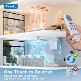 Passky dimmable light with 3CCT for cozy nights or bright tasks.