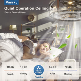Passky low-profile design fits compact rooms without bulk.