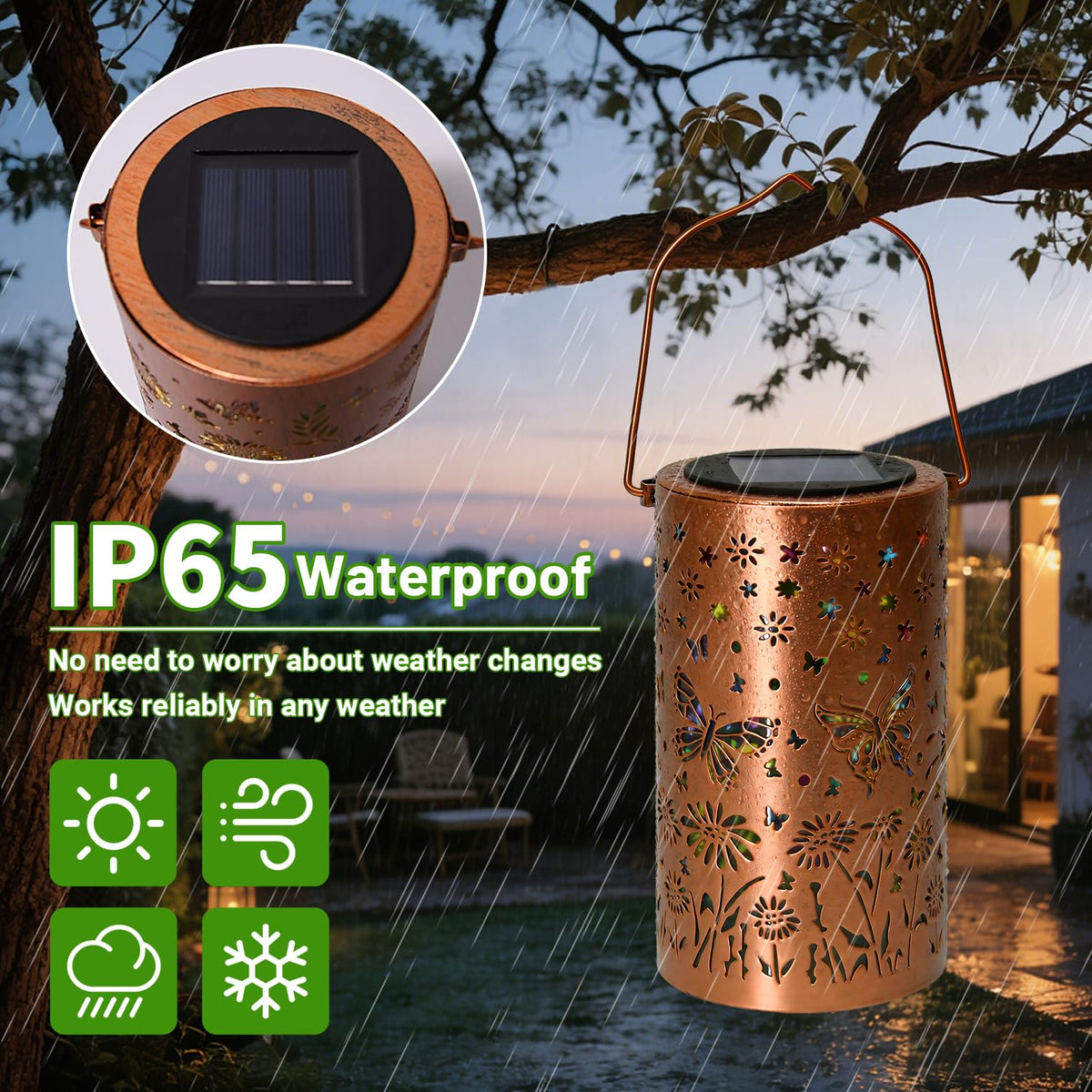 PASUTO butterfly lanterns bring vibrant glow to outdoor scenes