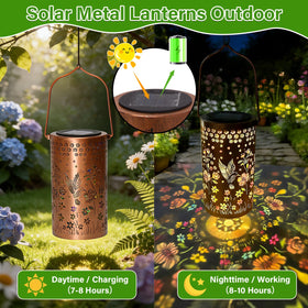 PASUTO IP65 waterproof lantern withstands rain and wind for year-round use.