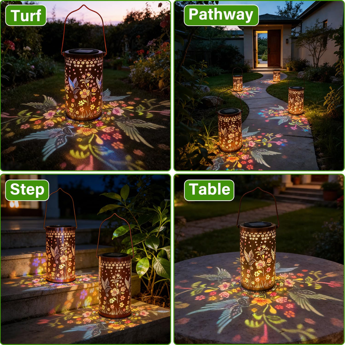 PASUTO metal hanging lantern adds elegance to outdoor spaces.