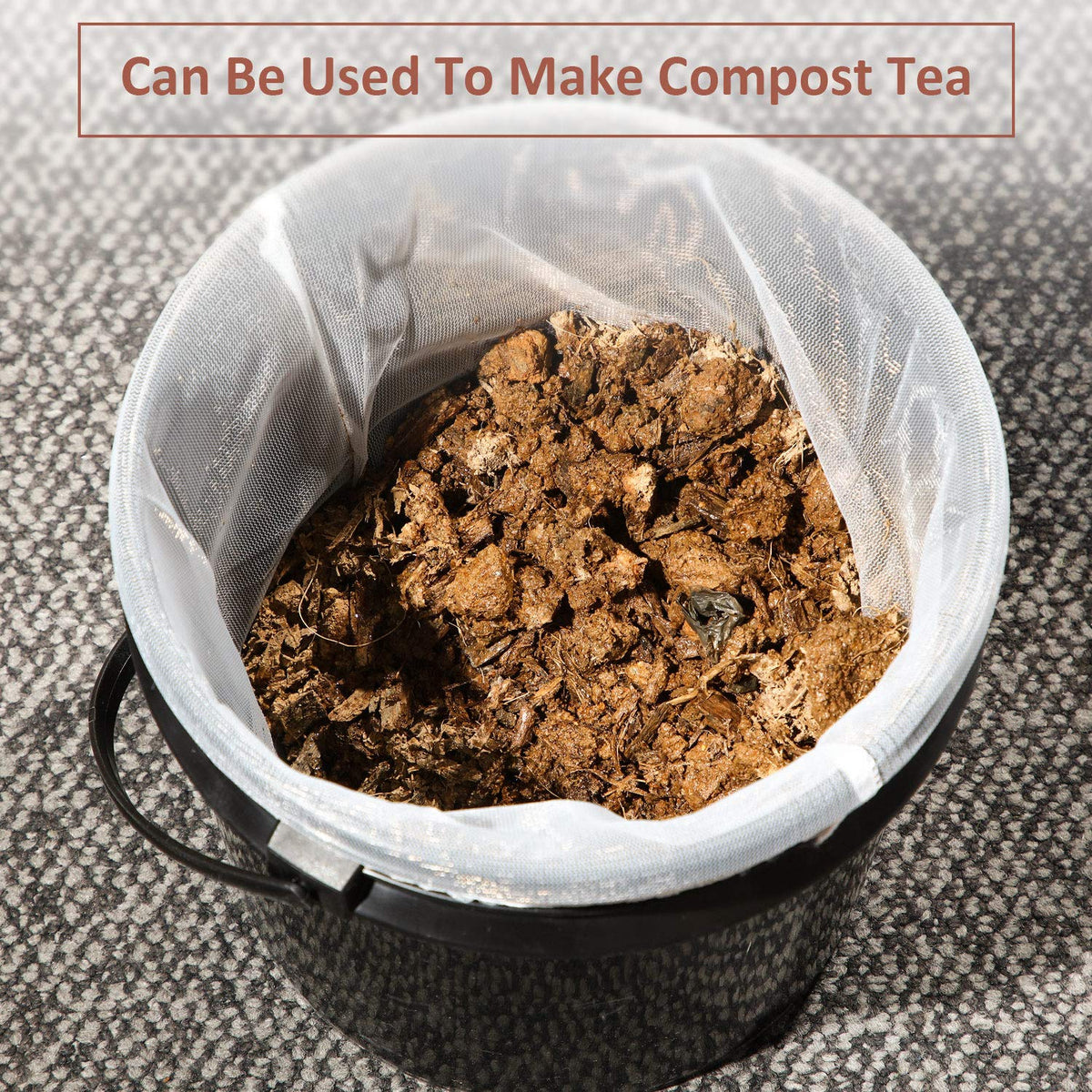 Patelai durable nylon-mesh bag helps keep liquids clear of solids