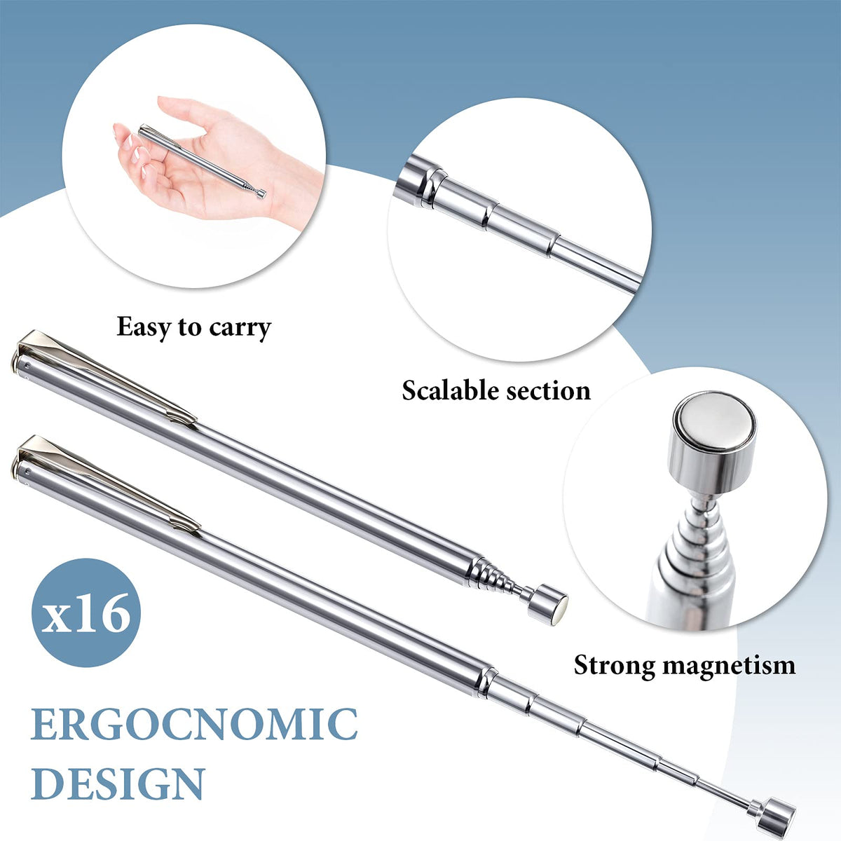 Patelai strong magnet grabs nails and screws securely