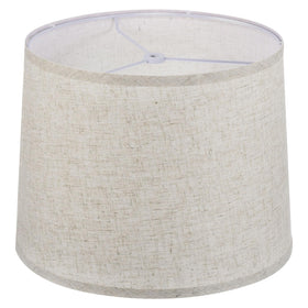 PATIKIL beige linen drum lamp shade top diameter detail for table lamps, enhances warm lighting