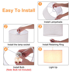 PATIKIL pendant light E26/E27 socket supports various bulbs for personalized ambiance.