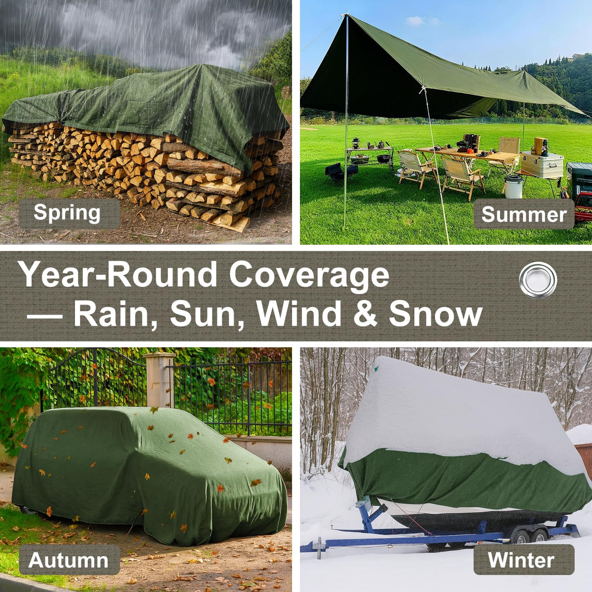 Patiobay tarp acts as a versatile canopy or roof tarp.